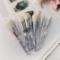 Crystal Bling Professional Makeup Brush Set Private Label